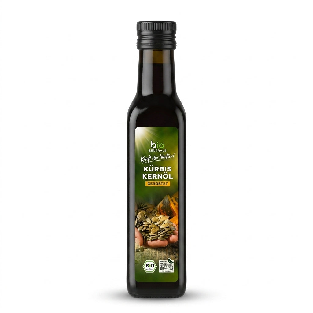 Huile de Pépins de Courge Grillés Bio 250 ml - زيت بذور اليقطين المحمصة العضوي