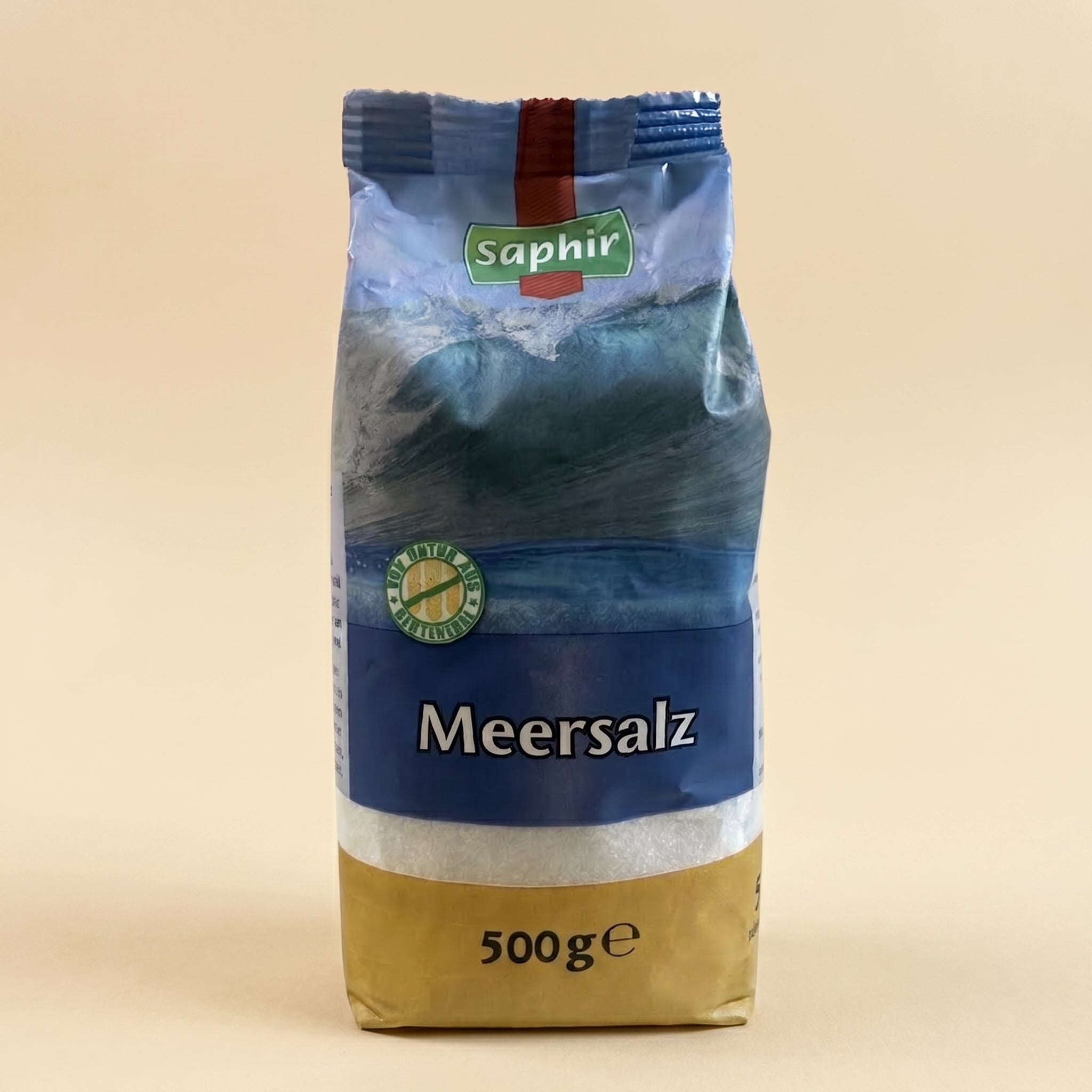 Sel Marin Pur - Fin et Naturellement Sans Gluten - 500g- ملح البحر الطبيعي الخالي من الغلوتين