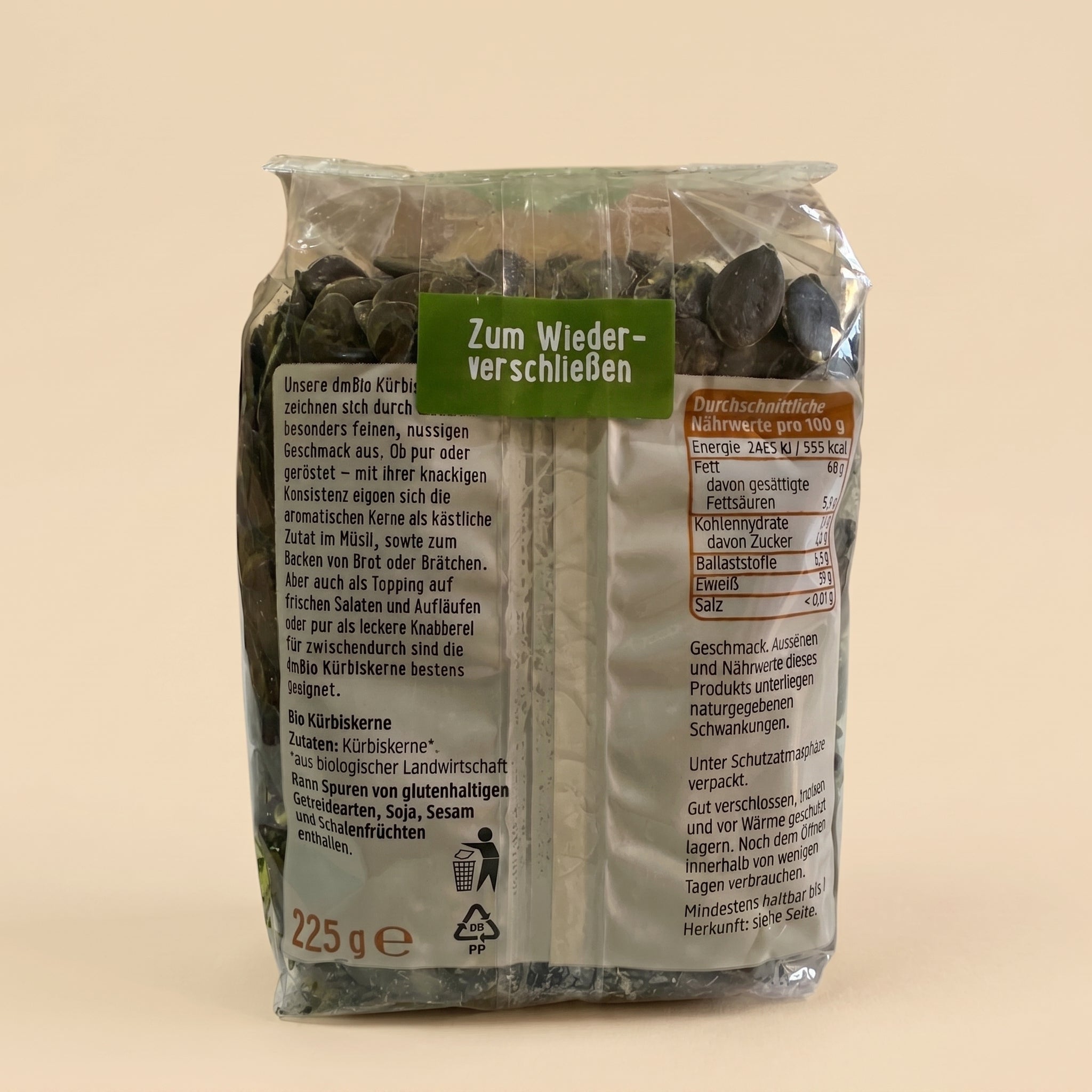 Graines de Courge Bio - Origine Autriche - Ultra Riches en Protéines - 225g- بذور اليقطين العضوية