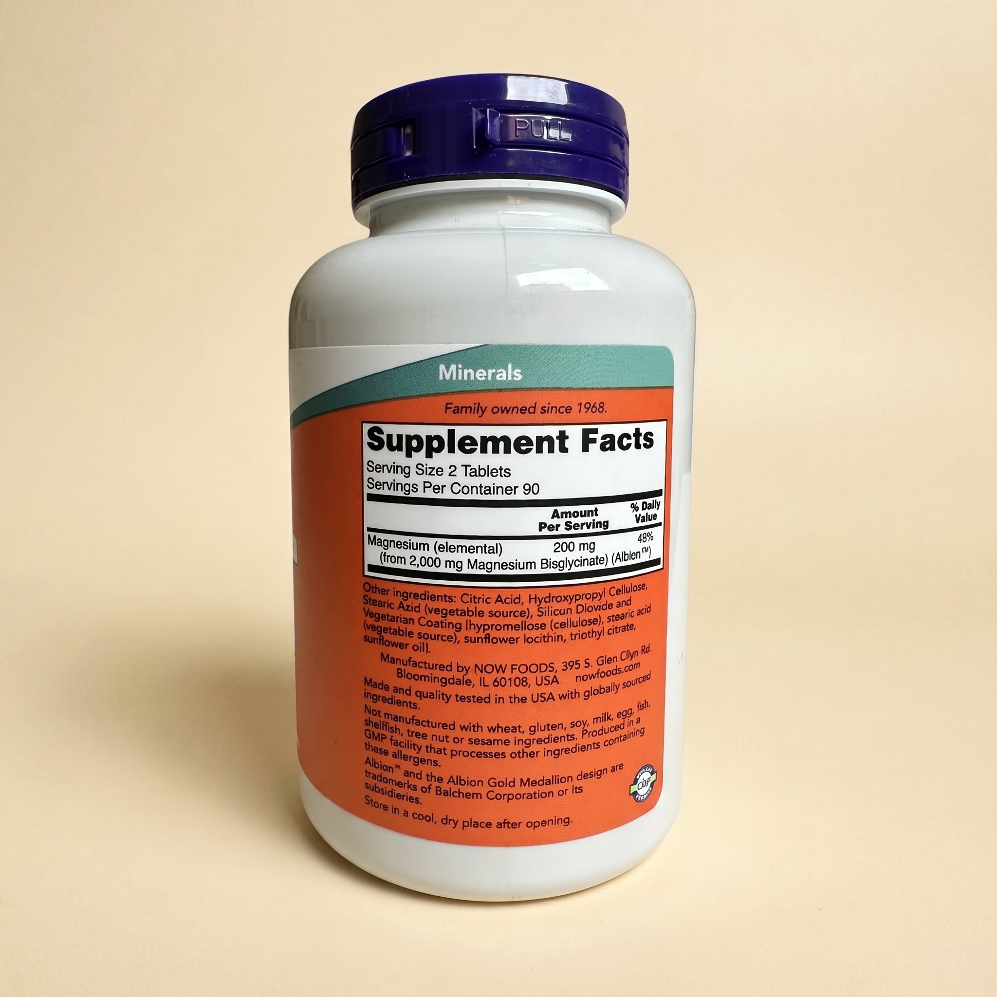 Magnesium Glycinate 180 comprimés – مغنيسيوم غليسينات
