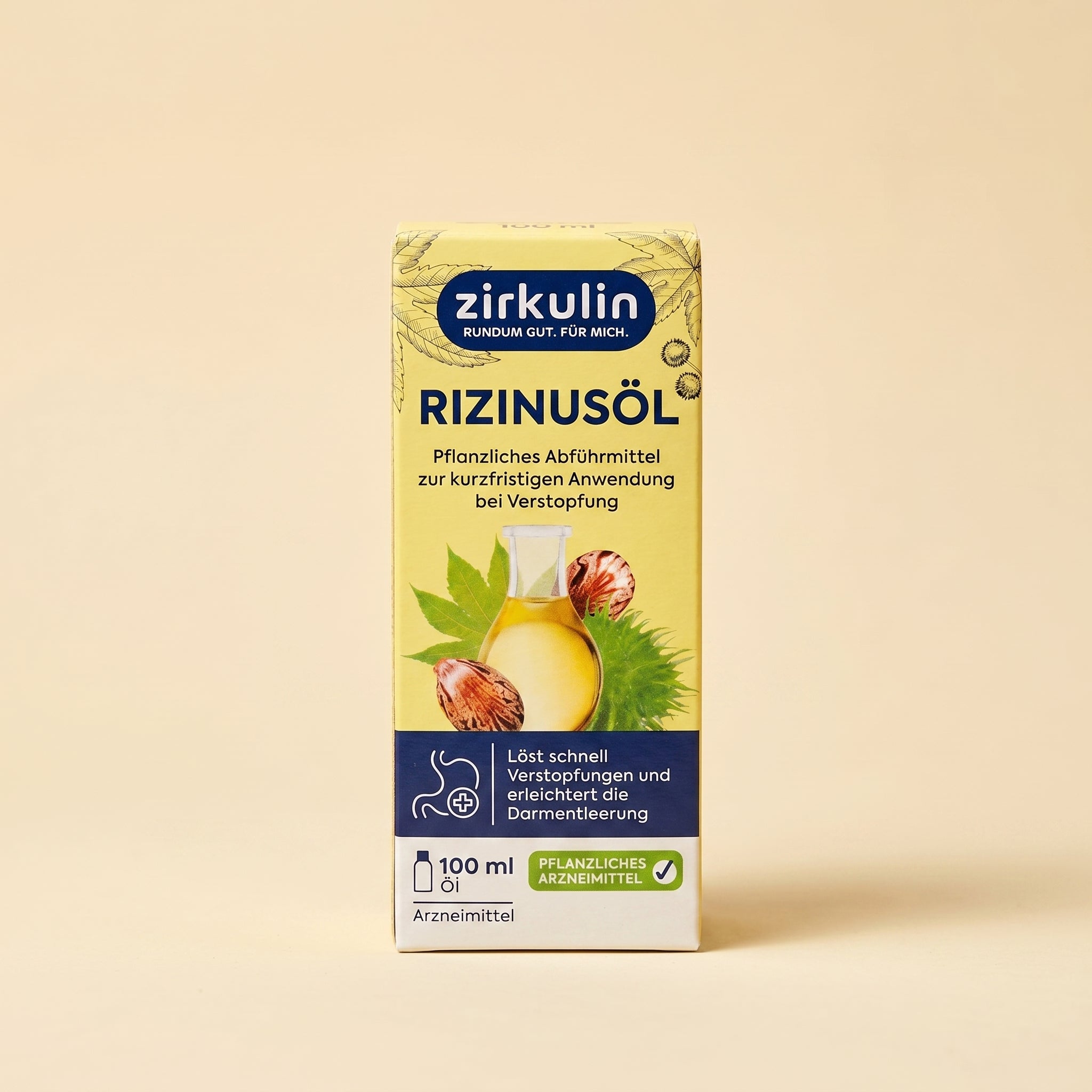 Huile de Ricin Pressée a froid 100ml -زيت الخروع الطبيعي