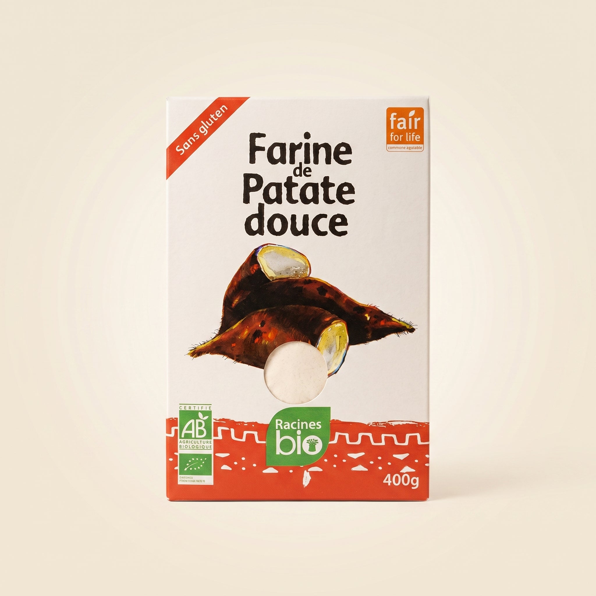 Farine de Patate Douce Bio 400g Sans Gluten - دقيق البطاطا الحلوة العضوي 400 جرام | خالي من الغلوتين