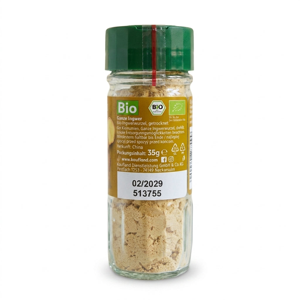 Gingembre Moulu Biologique 35g زنجبيل عضوي !"