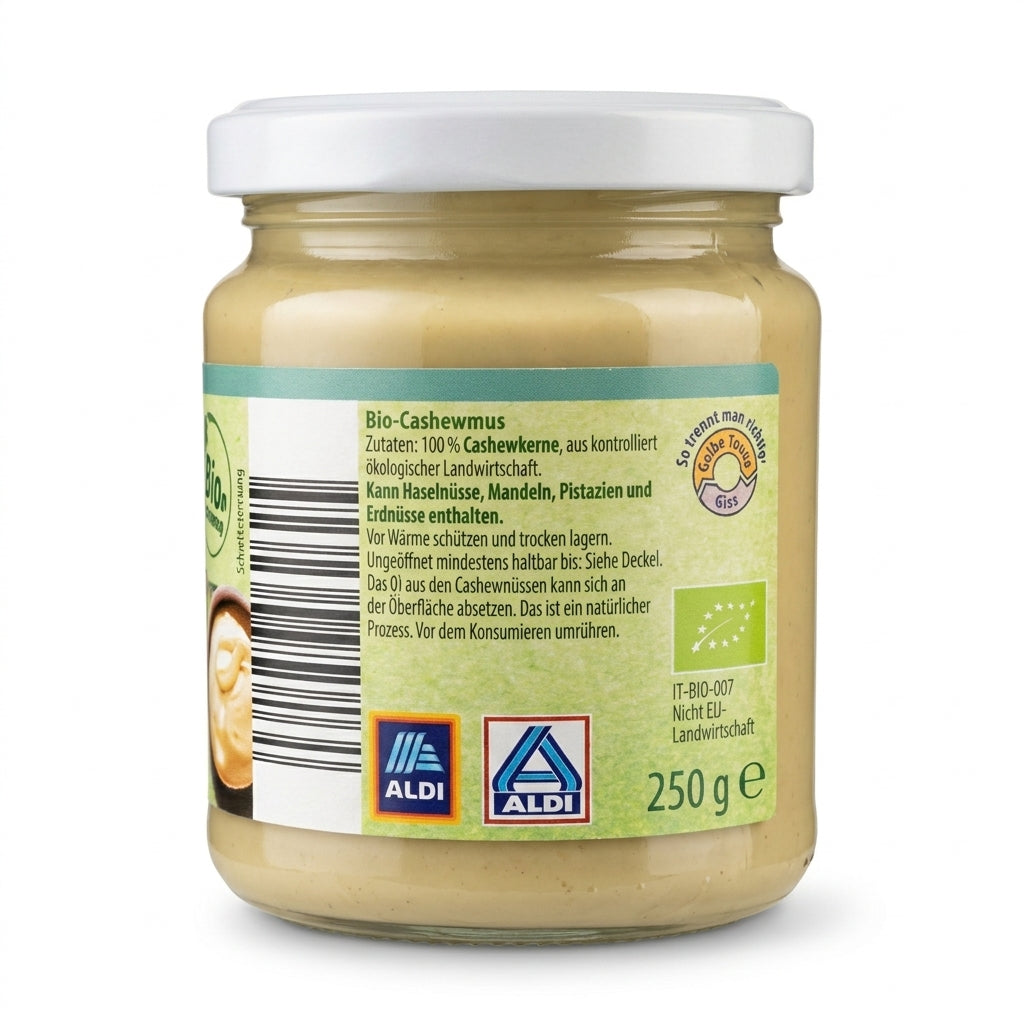 Pate a tartiner 100% Noix de cajou BIO- زبدة الكاجو العضوية الطبيعية