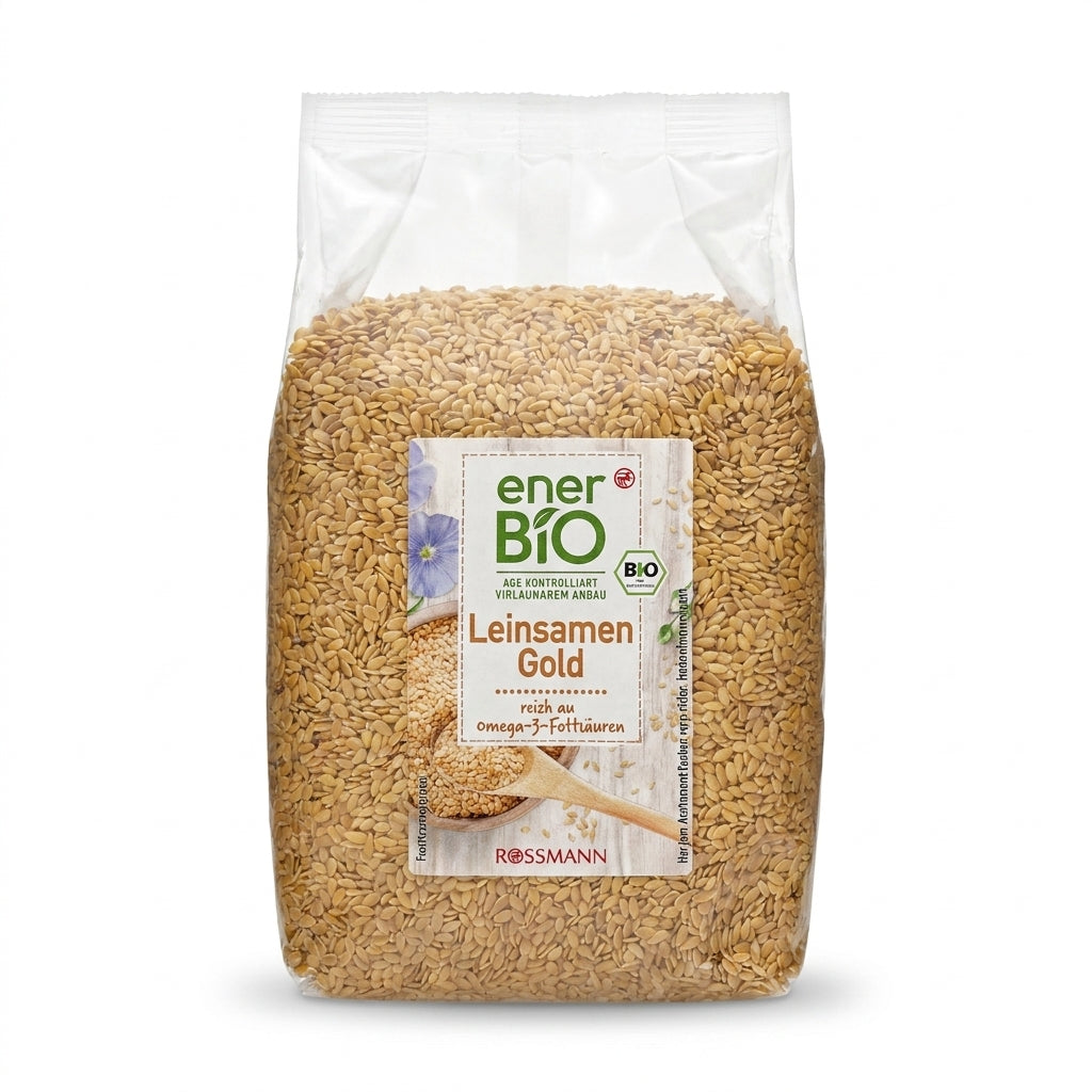 Graines de Lin Dorées Bio 500g – بذور الكتان الذهبية العضوية