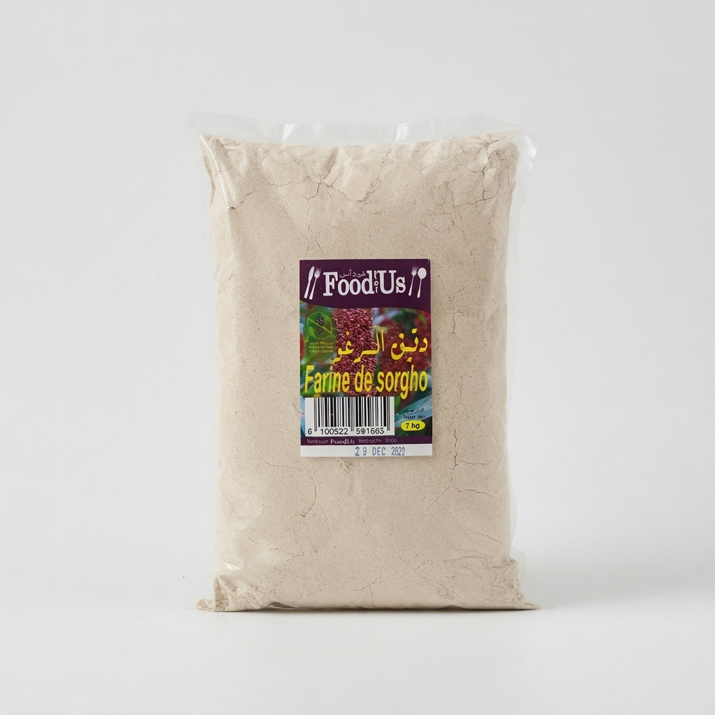Farine de Sorgho Sans Gluten 1kg – دقيق السورغوم الطبيعي