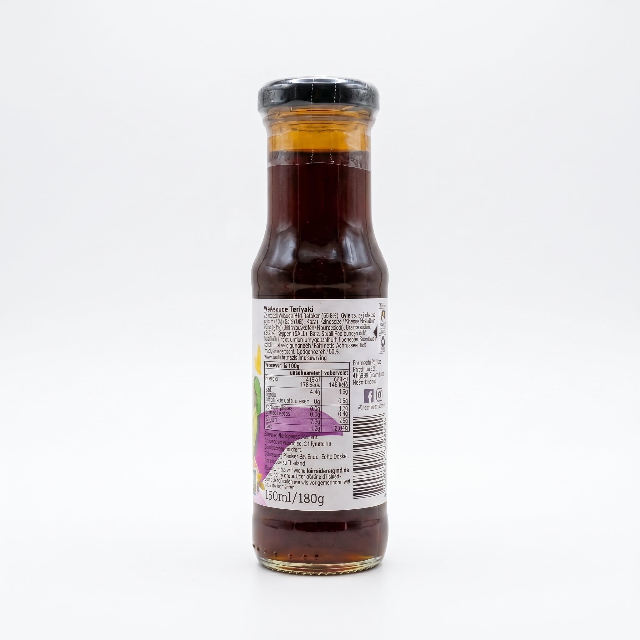 Sauce Teriyaki Japonaise 150ml sans gluten صلصة الترياكي اليابانية