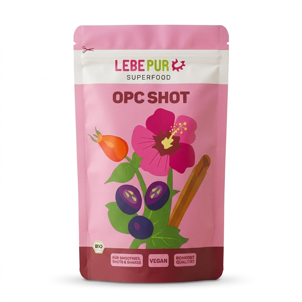 Poudre Superfood Bio 125g  Riche en Antioxydants Qualité Crue  مسحوق بخلاصة بذور العنب العضوية غني بمضادات الأكسدة للعصائر والمشروبات