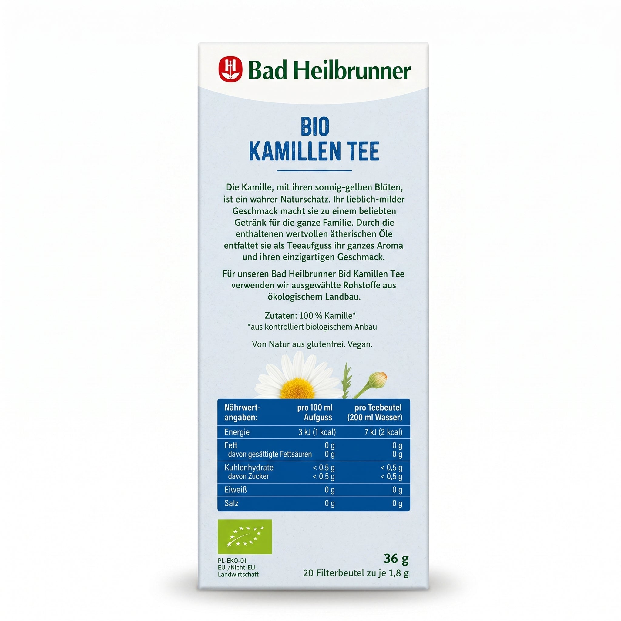 Tisane de Camomille Bio 20 sachets شاي البابونج العضوي النقي