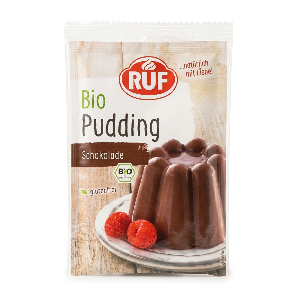 Pudding Bio au Chocolat Sans Gluten 46g مسحوق بودينغ الشوكولاتة العضوي