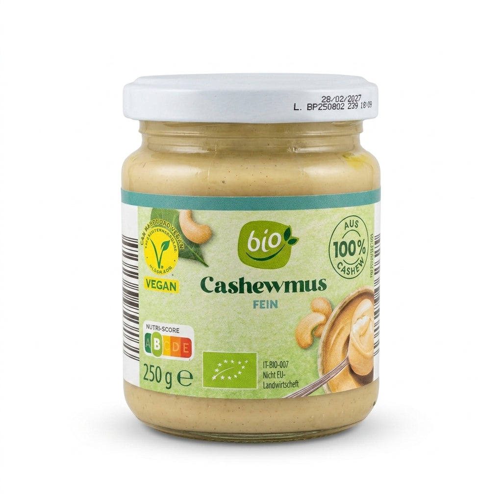 Pate a tartiner 100% Noix de cajou BIO- زبدة الكاجو العضوية الطبيعية