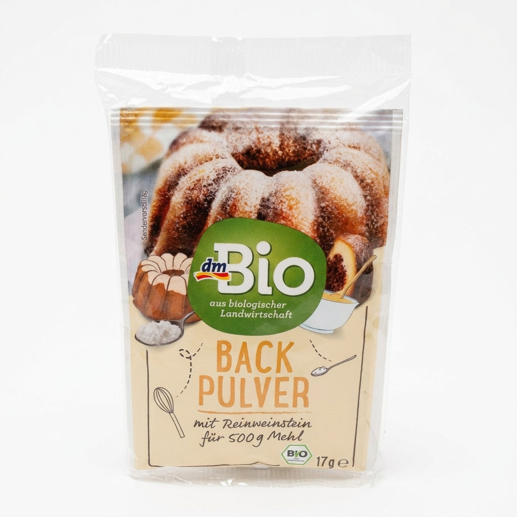 Levure Chimique Bio sans gluten 4 sachets de 17 g – الخميرة الكيميائية العضوية