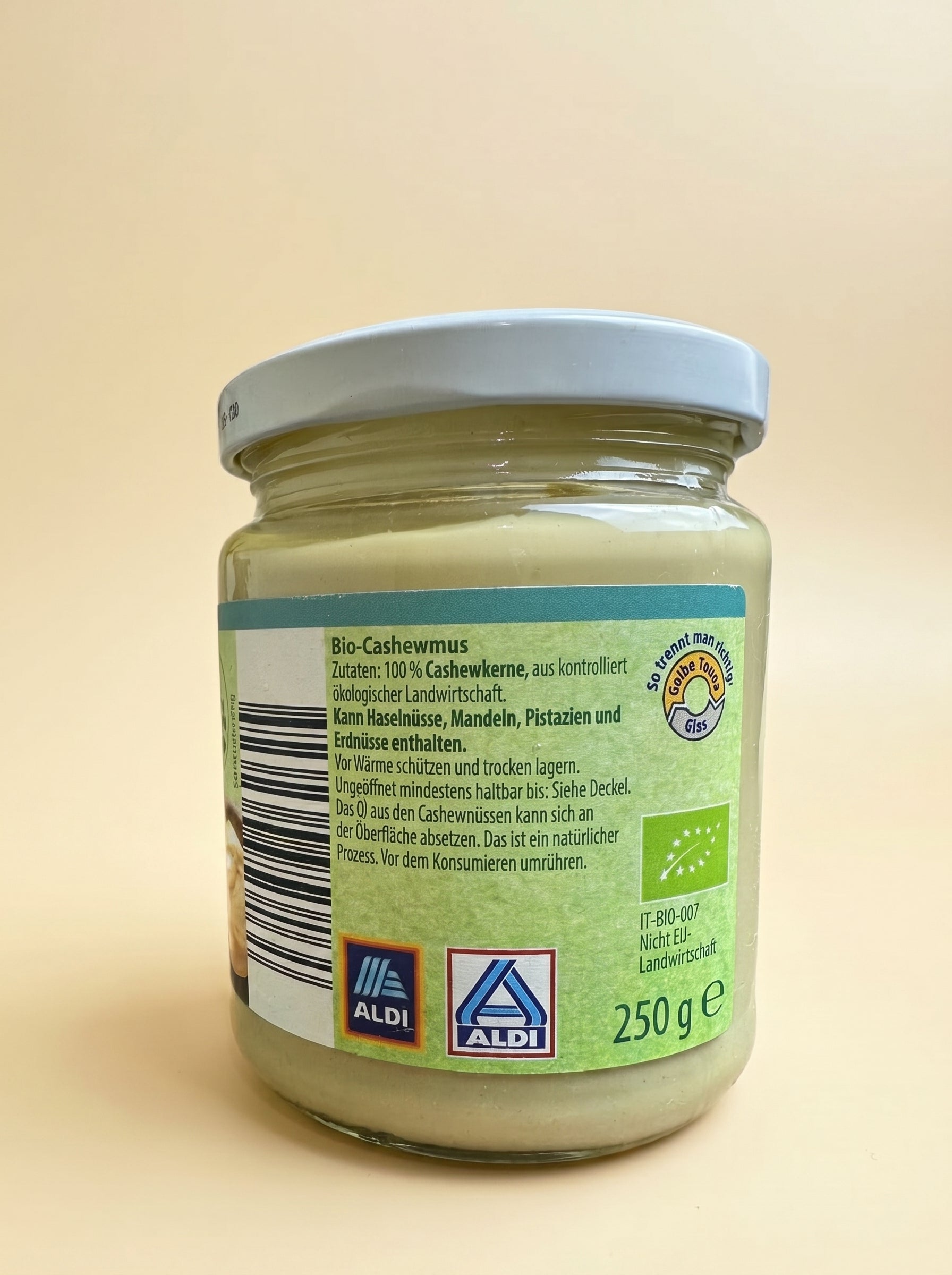 Pate a tartiner 100% Noix de cajou BIO- زبدة الكاجو العضوية الطبيعية