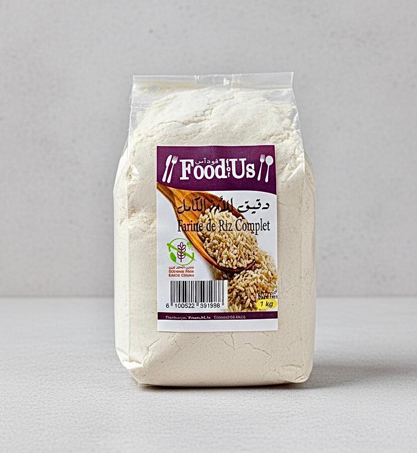 Farine de Riz Complet Sans Gluten 1Kg – دقيق الأرز الكامل