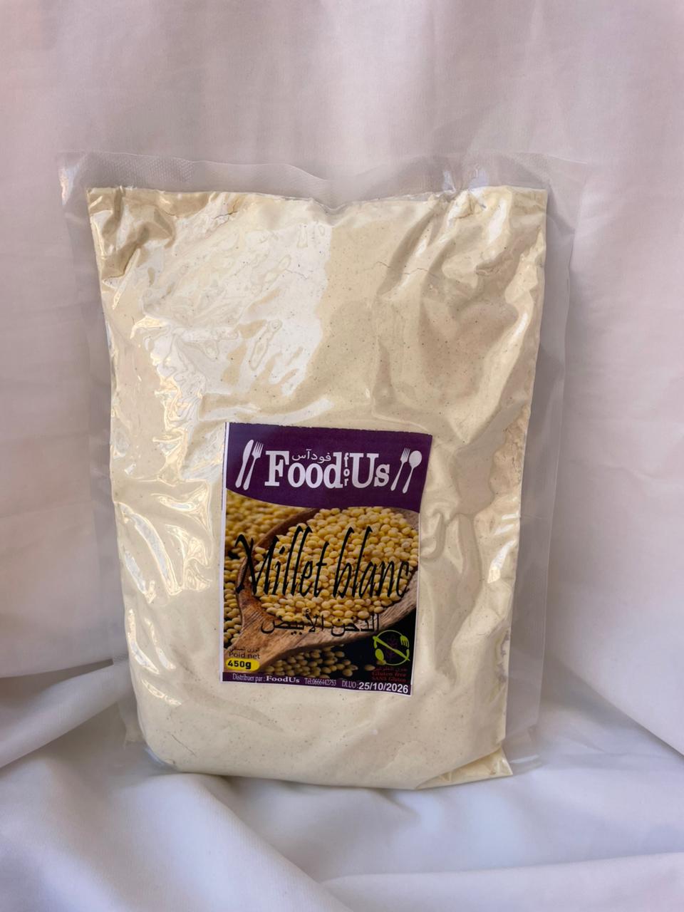 Farine de millet jaune 450g sans gluten
