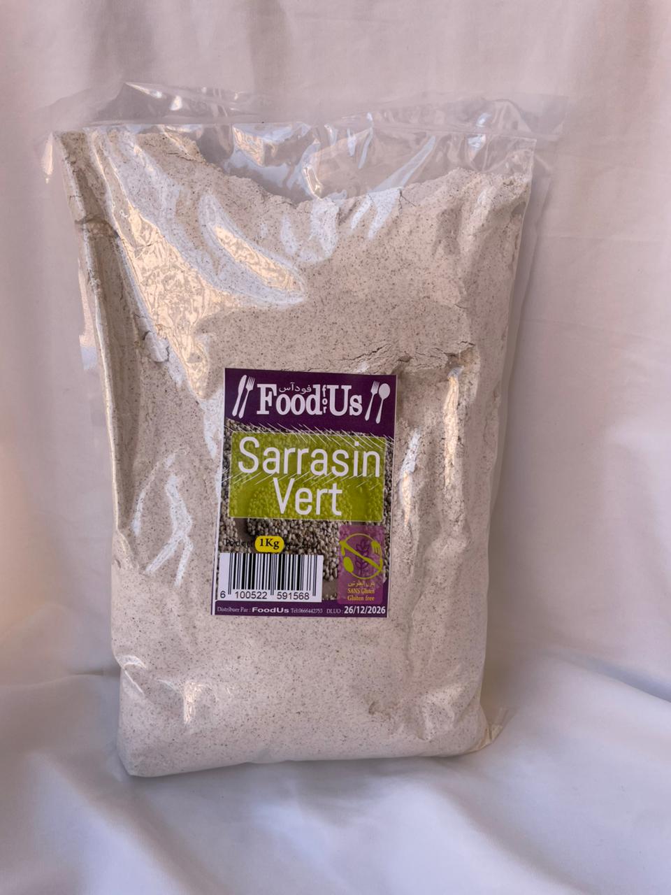 Farine de sarrasin blanc 1kg sans gluten