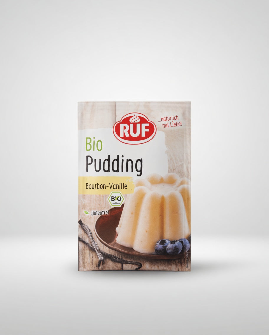RUF Bio Pudding Bourbon Vanille 2 sachets de 40g – بودينغ الفانيليا العضوي