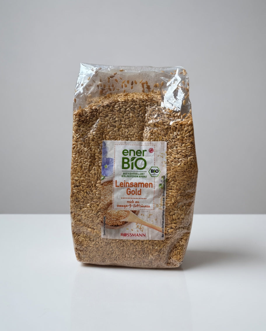 Graines de Lin Dorées Bio 500g – بذور الكتان الذهبية العضوية