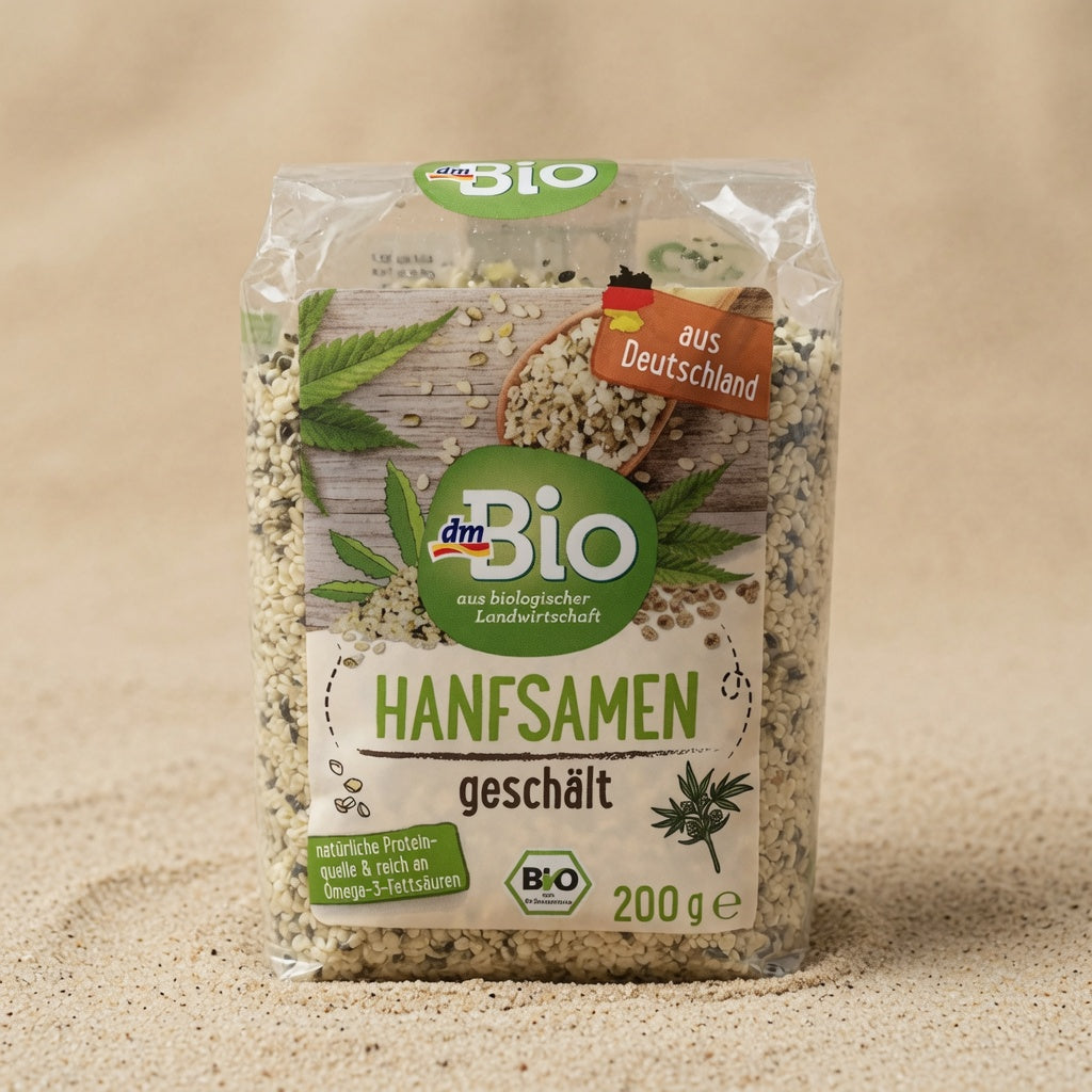 Graines de Chanvre Décortiquées Bio - Riches en Protéines & Oméga-3 - 200g- بذور القنب العضوية المقشرة