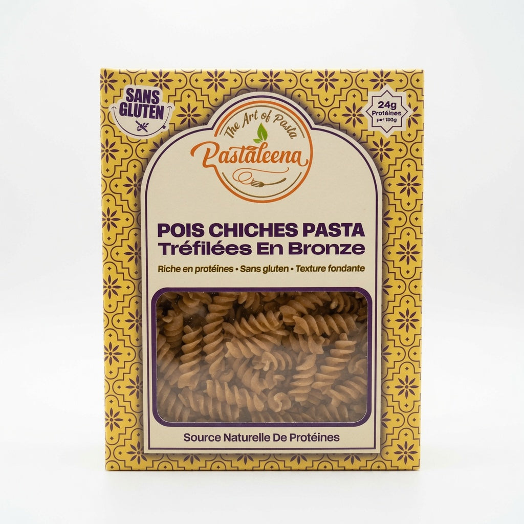 Pâtes aux Pois Chiches Sans Gluten 300g – معكرونة الحمص