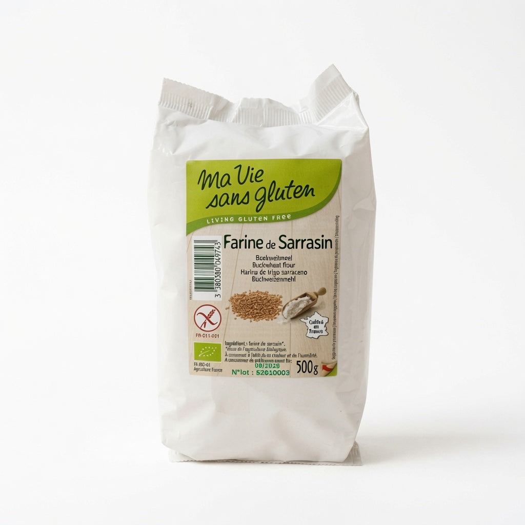 Farine de Sarrasin Bio sans gluten 500g - دقيق الحنطة السوداء