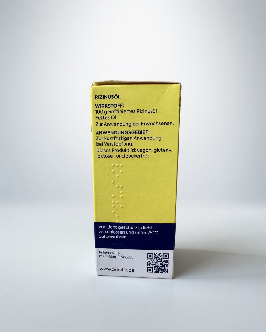 Huile de Ricin Pressée a froid 100ml -زيت الخروع الطبيعي