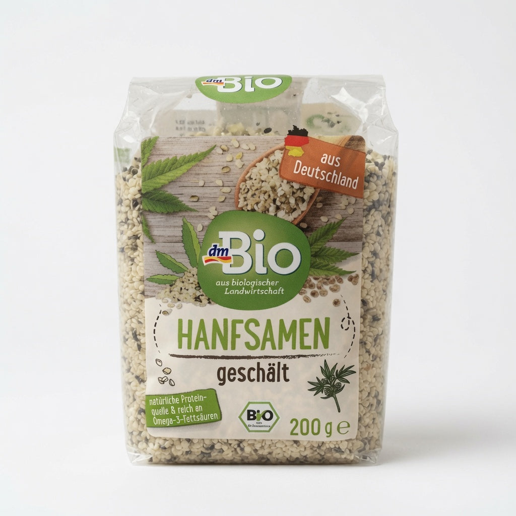 Graines de Chanvre Décortiquées Bio - Riches en Protéines & Oméga-3 - 200g- بذور القنب العضوية المقشرة