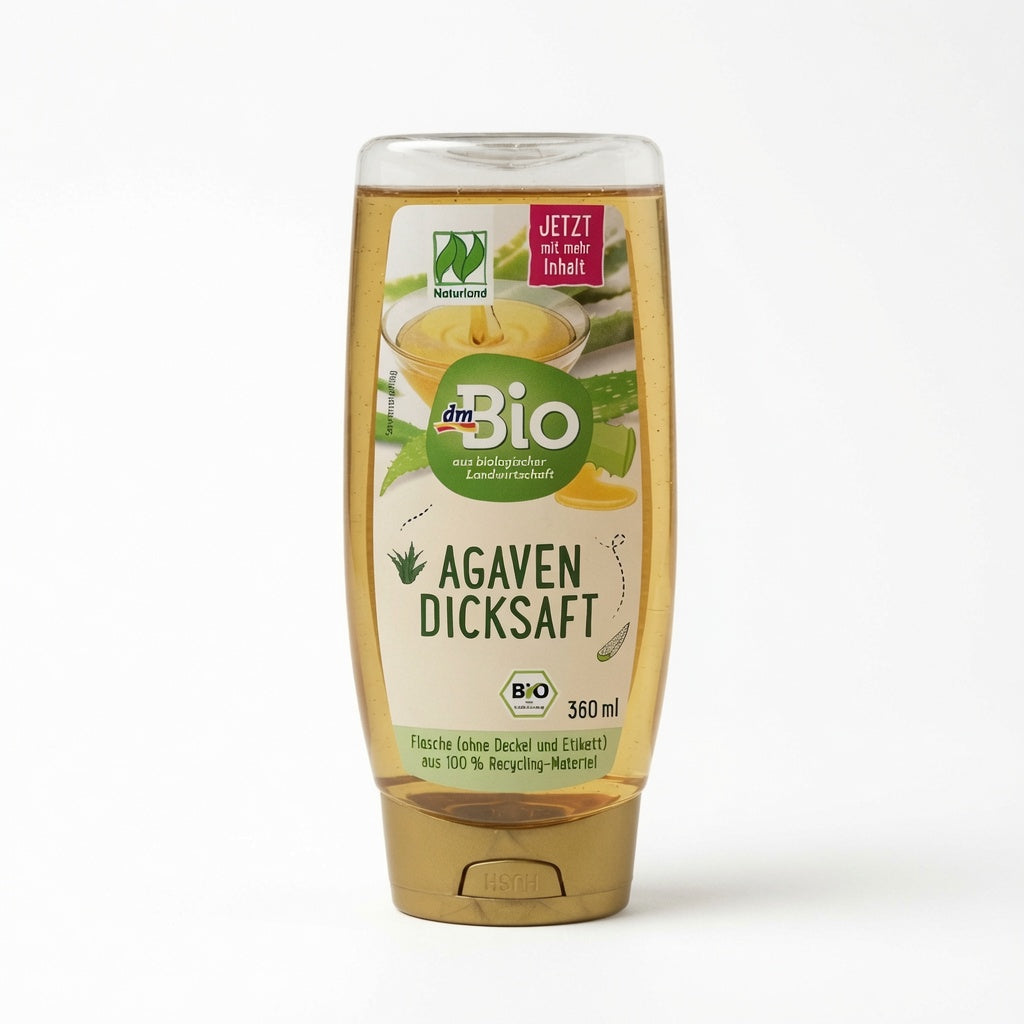 Sirop d'Agave Bio - Alternative Naturelle au Sucre - 360 ml-شراب الصبار (الأغاف) العضوي