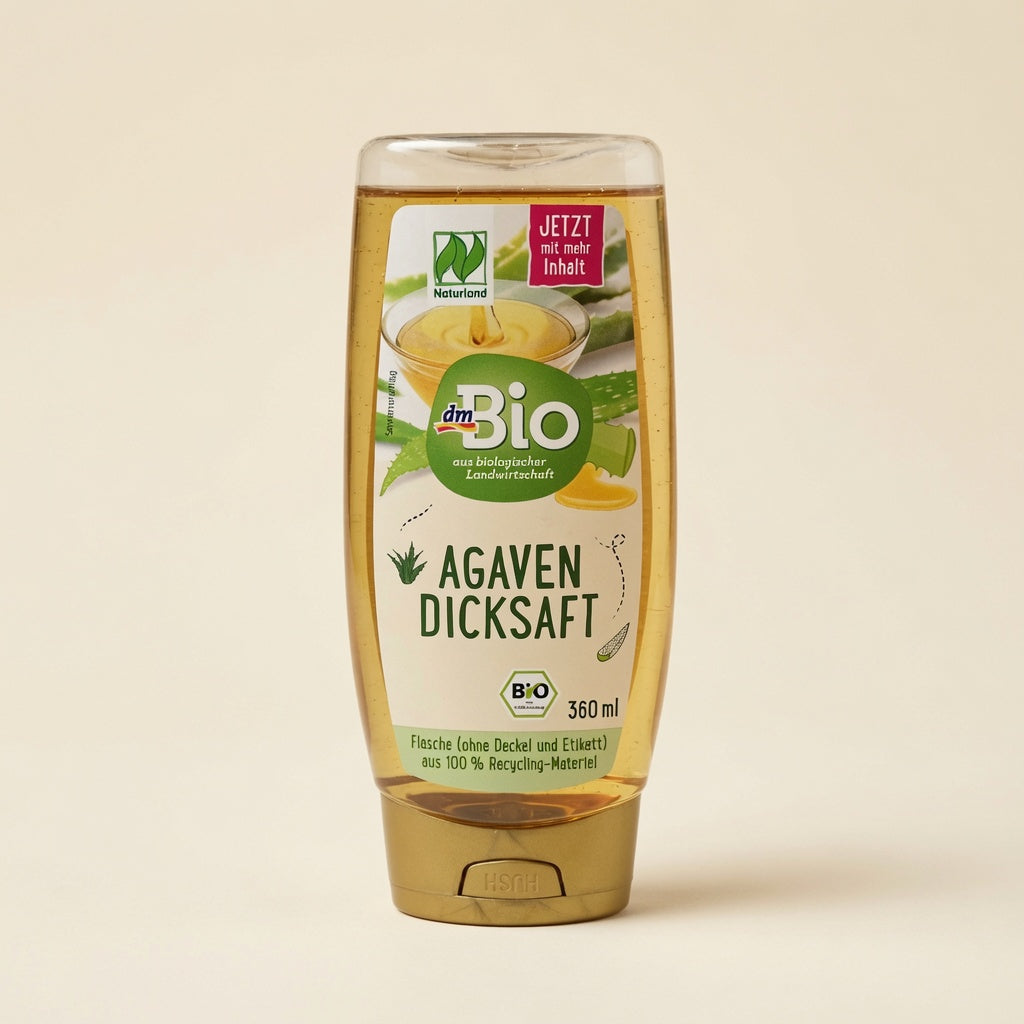 Sirop d'Agave Bio - Alternative Naturelle au Sucre - 360 ml-شراب الصبار (الأغاف) العضوي