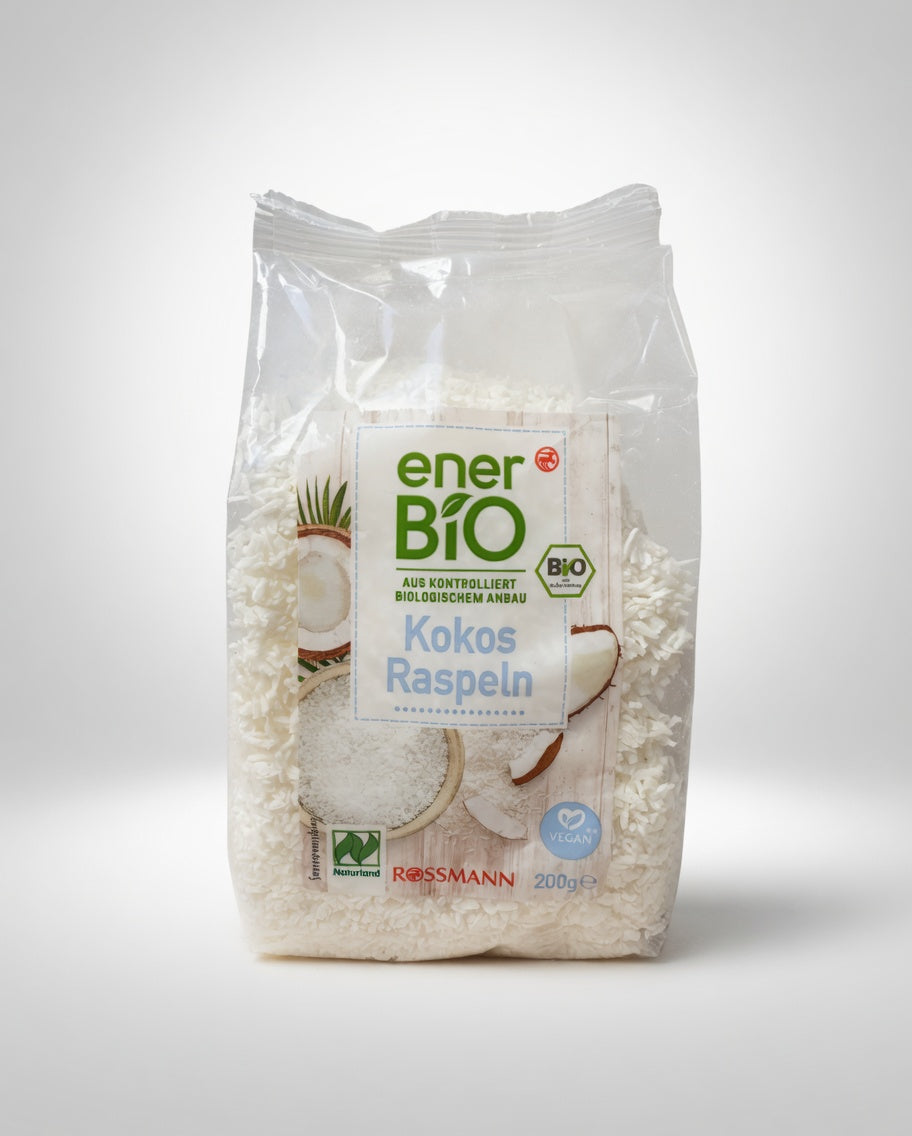 Coco Râpé Bio – 100% Naturel 200g -جوز الهند المبشور العضوي