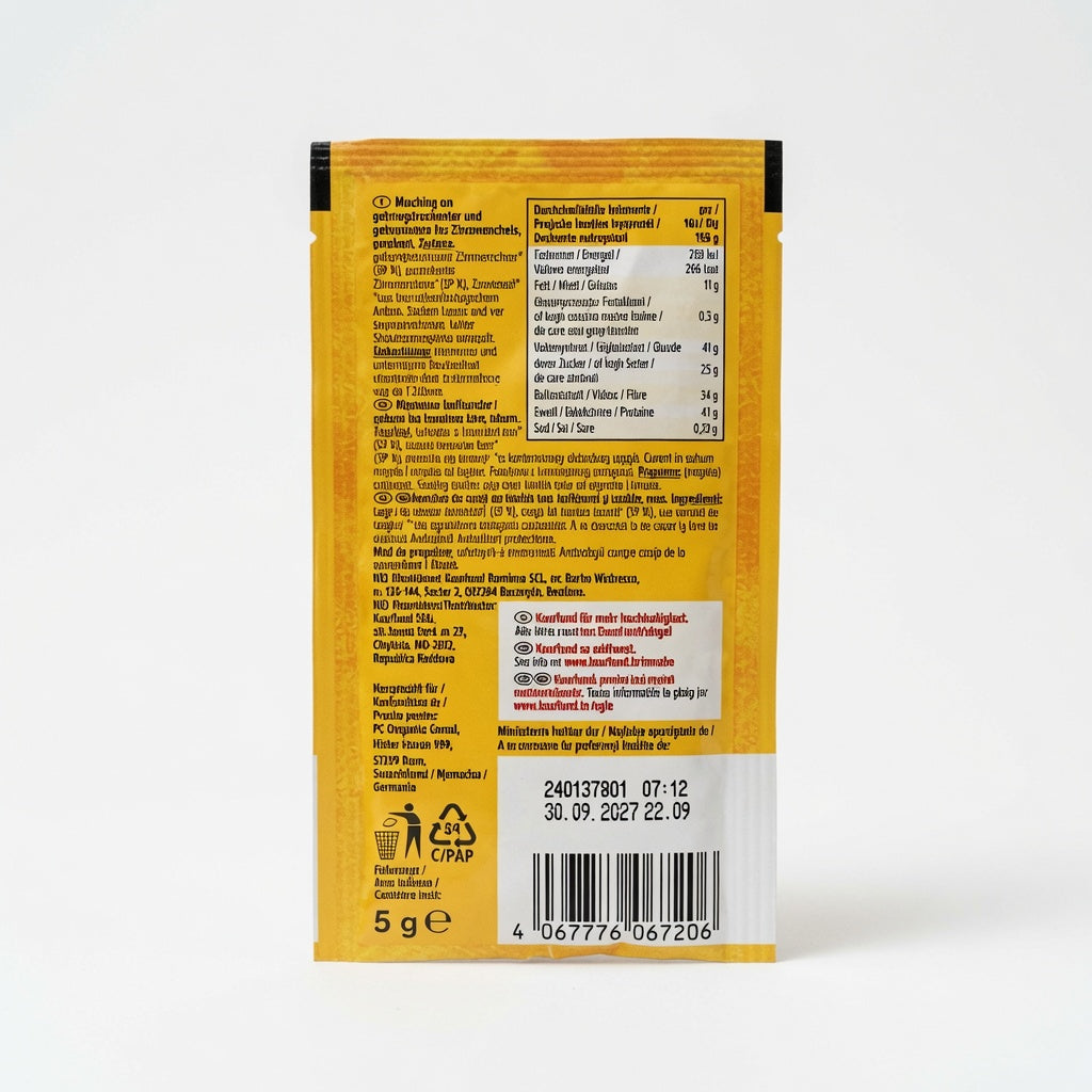 Zeste de Citron Râpé Biologique (Prêt à l'emploi) - Sachet de 5g- بشر قشر الليمون العضوي الممتاز من K-Bio - سر النكهة المنعشة لحلوياتك