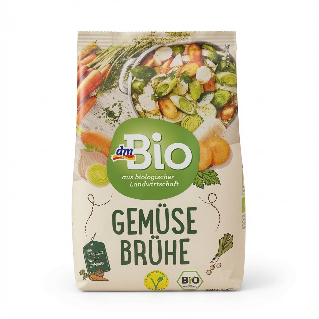 Bouillon de Légumes Bio en Poudre - Sans Levure & Sans Gluten - 290g- مسحوق مرق الخضار العضوي والنباتي