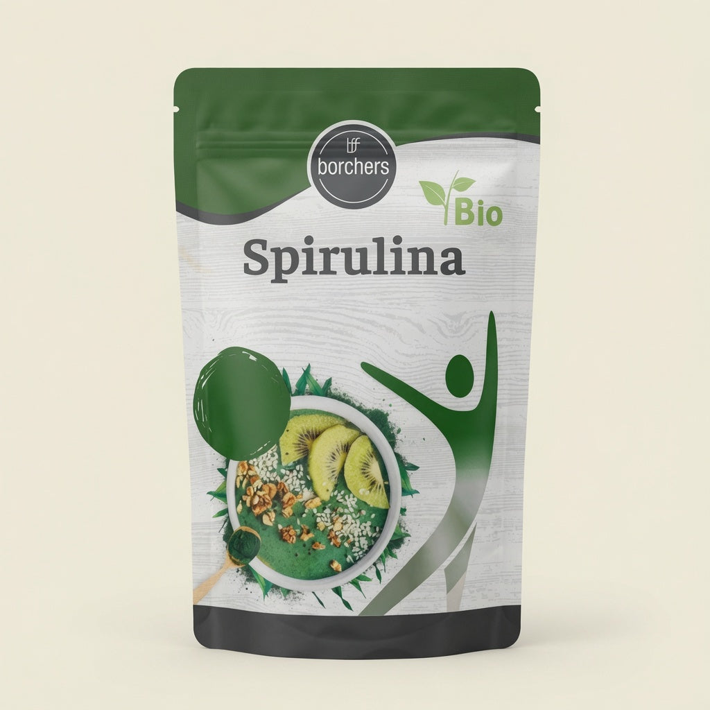 Poudre de Spiruline Bio 150g 100% Algue Pure مسحوق طحالب السبيرولينا العضوي