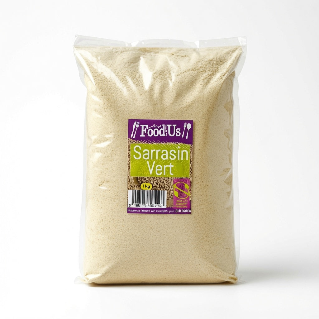Farine de Sarrasin Vert Sans Gluten 1kg – دقيق الحنطة الخضراء