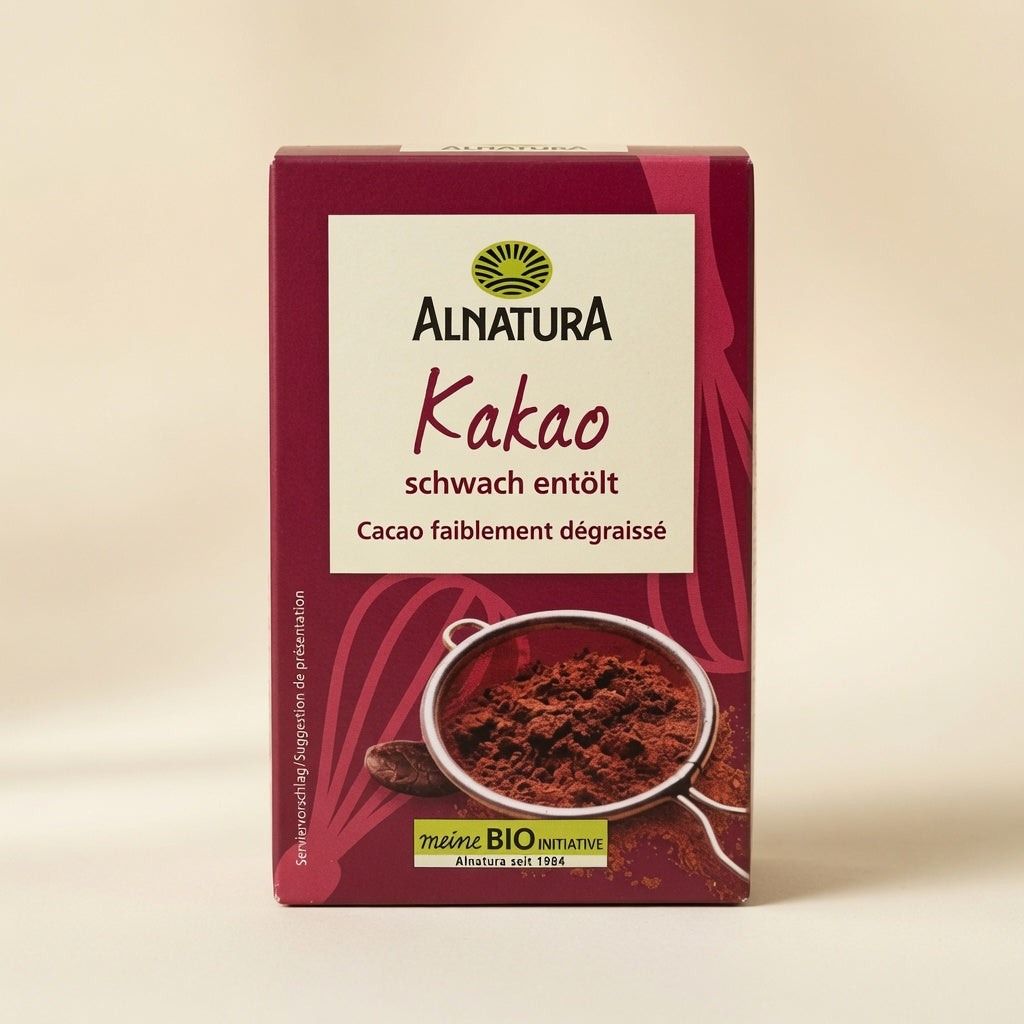 Cacao Bio Faiblement Dégraissé 125g –كاكاو عضوي منخفض الدهون